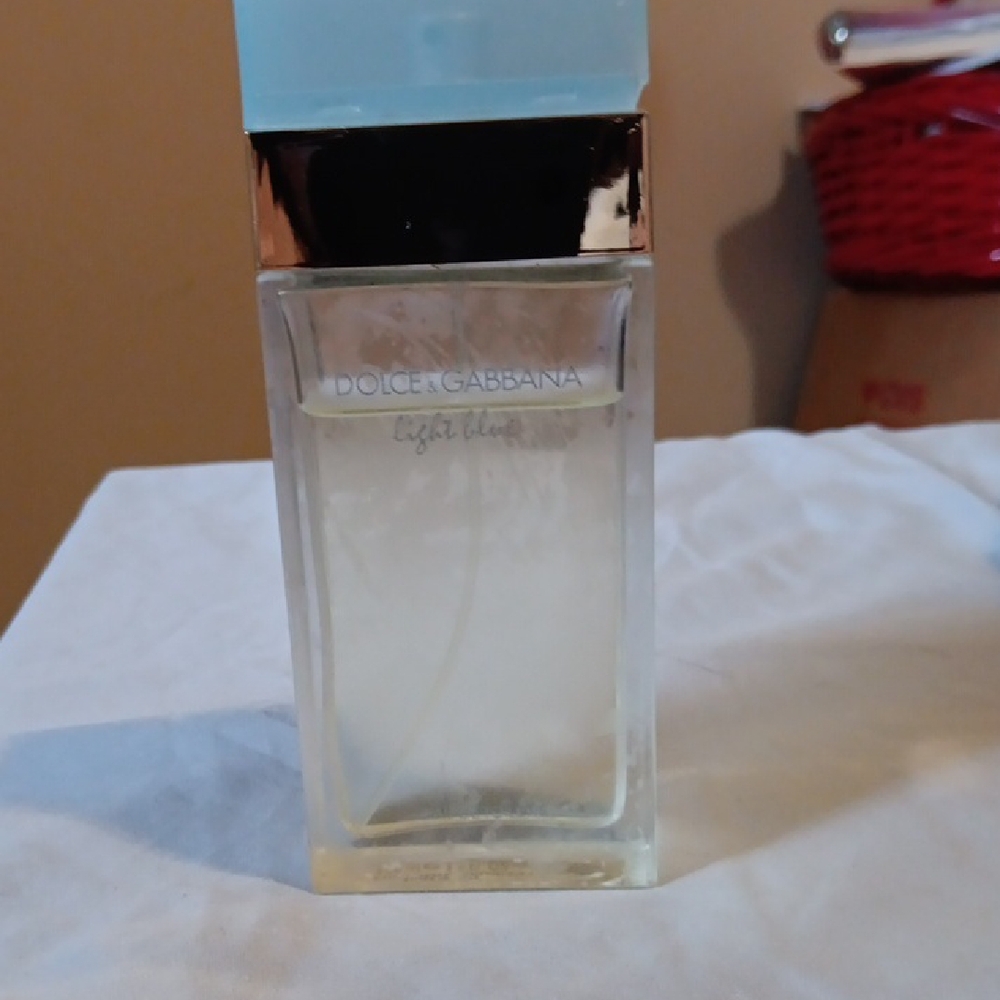 Dolce & Gabbana Light Blue Fragrance with Gold Accent